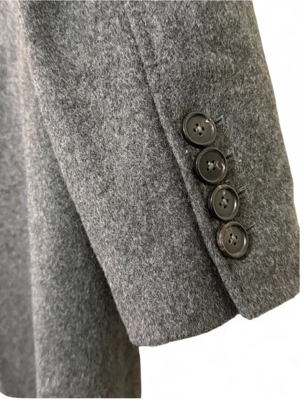 Quince Women’s Italian Wool Blend Double Breasted Long Coat Size Small - Image 15