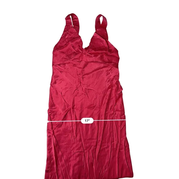 Rumored Sunset Strip Maxi Dress Cranberry LARGE Slip Cranberry‎ Red Sexy $128 - Image 7