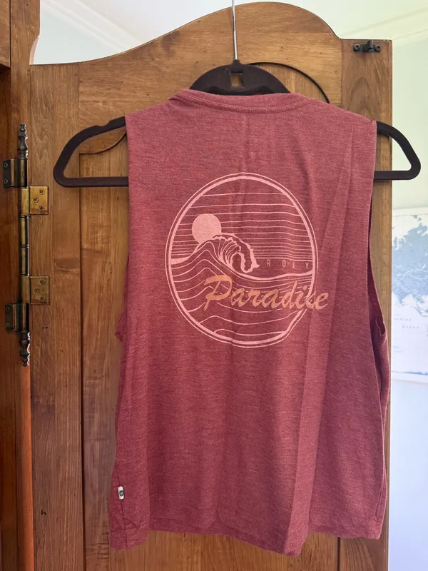 Roxy Muscle Tank Crop Top - Image 2