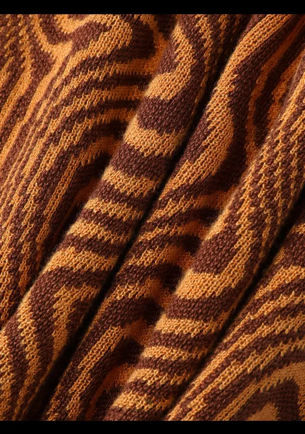 Cider LEOPARD KNIT TANK TOP - Image 2