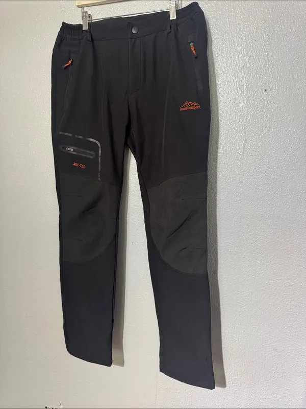 OutdoorSport Wei-Tex Fleece Lined Softshell Ski Hiking Pants Large L - Image 2