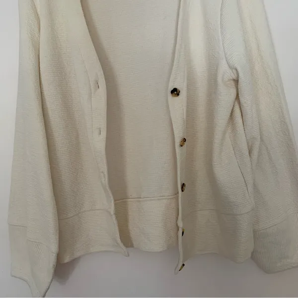 Madewell Pieced-Sleeve Cardigan - Image 3