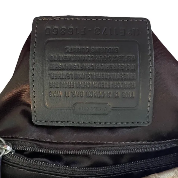 Coach Brown Signature CC Crossbody Purse F16860 - Image 10