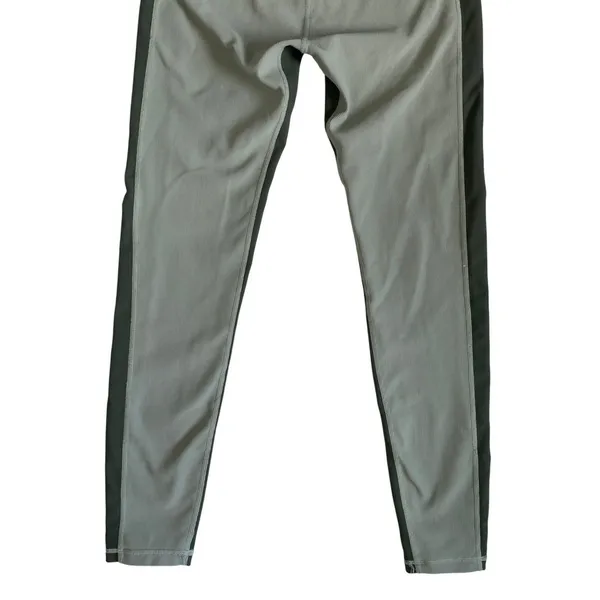 Wilo The Label Womens Ribbed High Waisted Leggings Sage Green‎ Two Tone Size S - Image 8