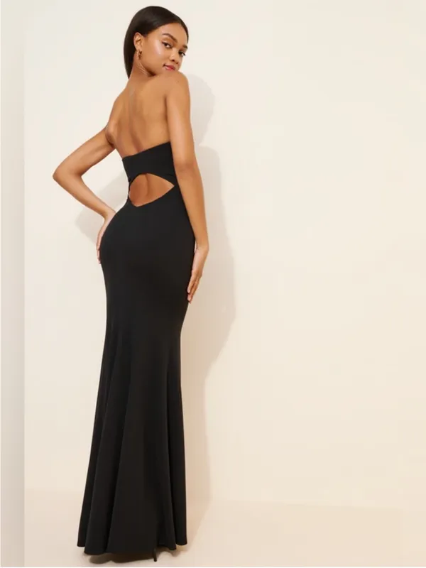 Katie May Raven Strapless Evening Gown - Image 3