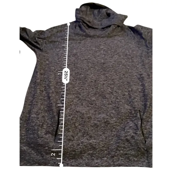 Lululemon Cowl Neck Pullover Women's Size 8 Gray Make A Move Along Stretch Gym‎ - Image 6
