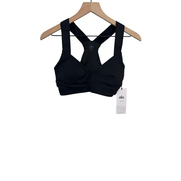 Alo Yoga Airbrush Rev It Up Bra Black Size M NWT Authentic ( Sold Out) - Image 4