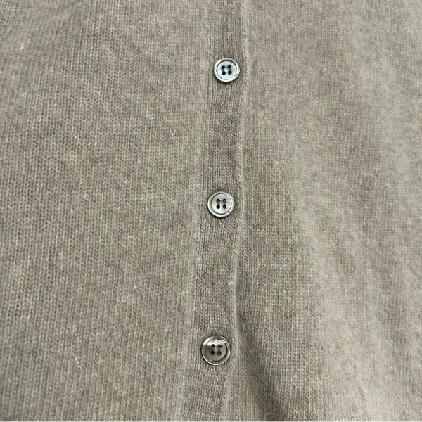 Vintage J.H. Collectibles Lambswool Angora Button Down Sweater Dress Neutral - Image 3