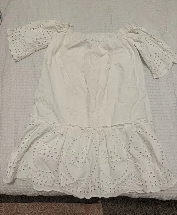 White off the shoulder dress - Image 2