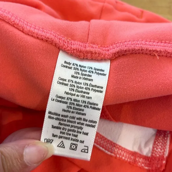 ALO Yoga GODDESS WOMENS XS # 87370 Coral‎ and grey (charcoal) Leggings Dance - Image 10