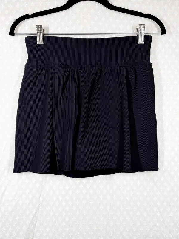 Spanx Black Ribbed Get Moving Tennis Skort - Image 3