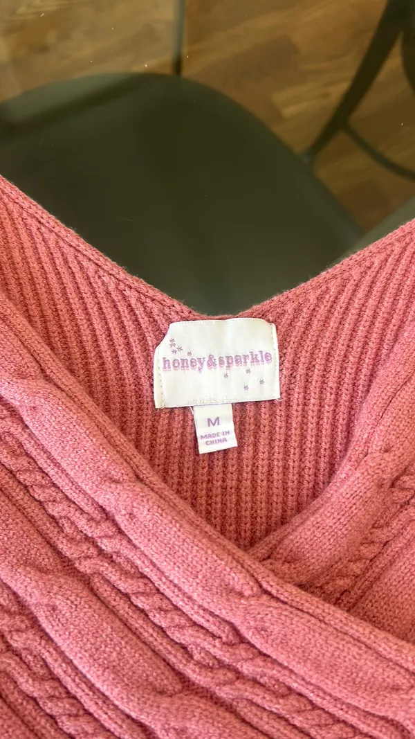 Pink Sweater Size M - Image 2