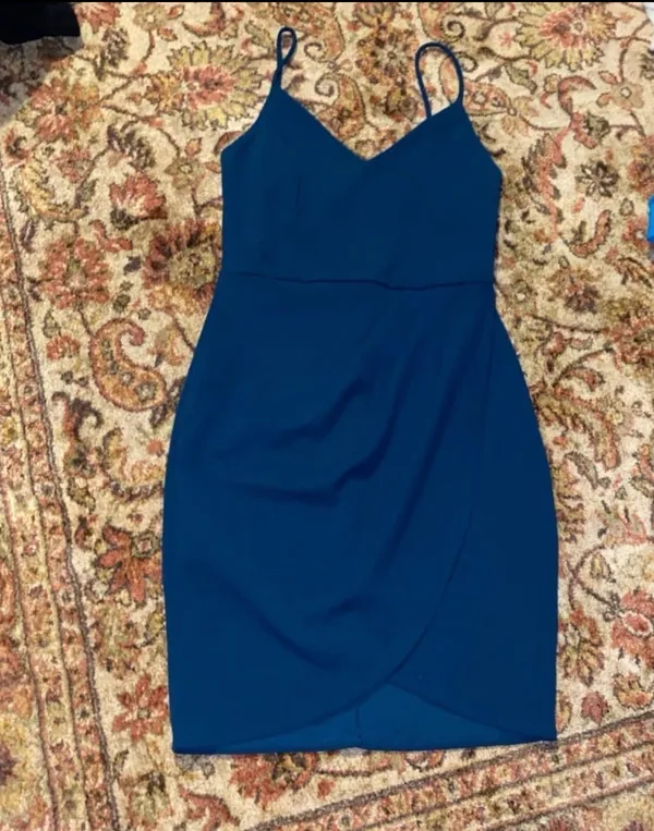 Lulus Dress Mini blue  - Image 7
