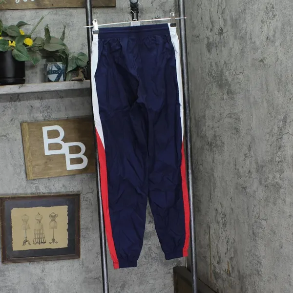 NWT Reebok Womens Colorblock Nylon Track Pants IT5650 Vector Navy Blue XS - Image 4