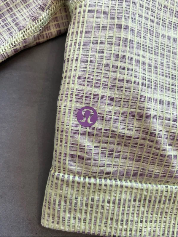 Lululemon Ebb to Street Long Sleeve Shirt | Moonlit Magenta Multi / Faded Zap - Image 6