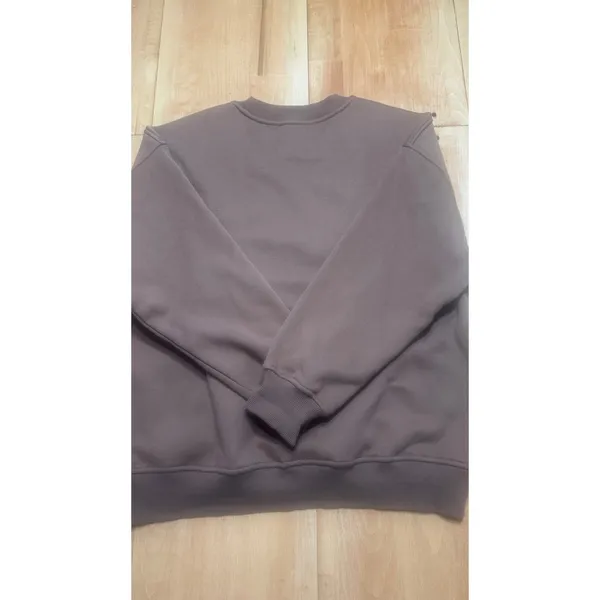 Gilli Womens‎ Brown Good Vibes Only Graphic Sweatshirt Size Small - Image 5