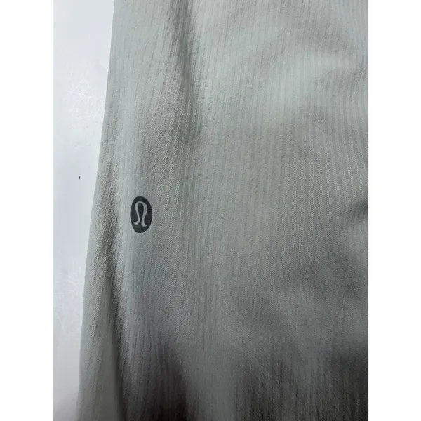 Lululemon Beyond the Studio Jogger Pants Grey Textured Drawstring Tapered Womens - Image 6