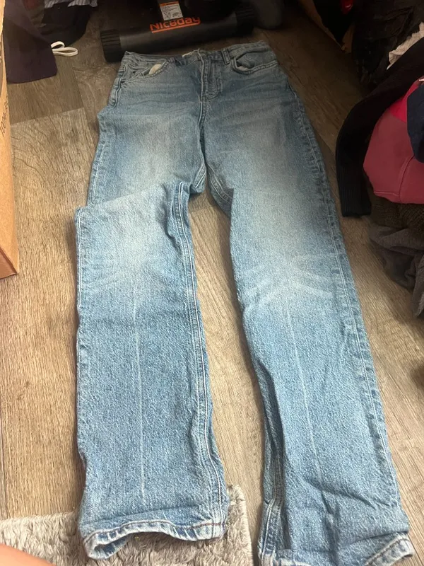 Reformation lise ultra high rise straight jeans, malta wash size 25 - Image 2