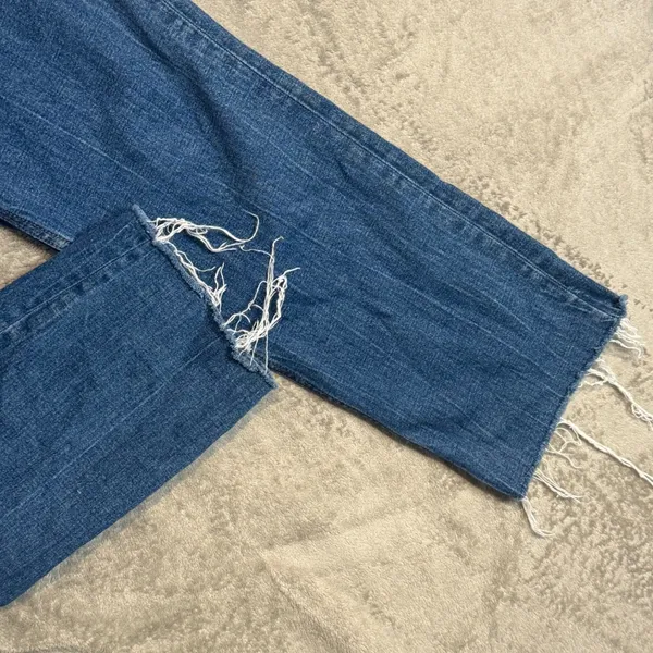 Abercrombie & Fitch Curve Love Ultra High Rise Jeans Womens 12 90s Slim Straight - Image 12