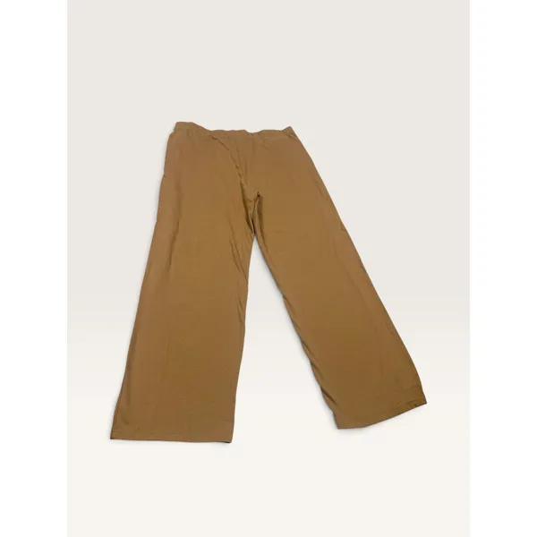 White Stag Womens M 8-10 Brown Wide Leg Pull On Stretch Pants Elastic Waist - Image 2