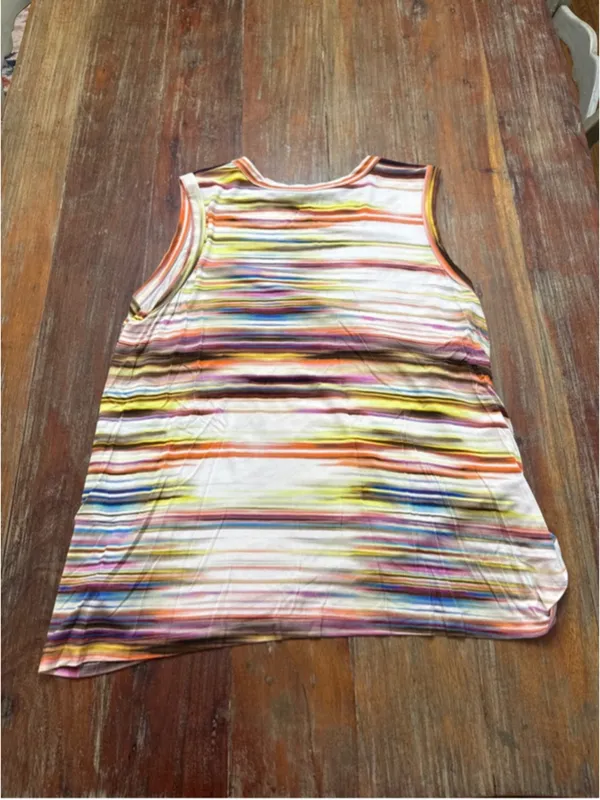Red 23 Striped Tank Top Women's Large - Image 10