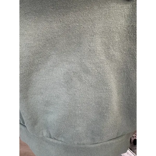 Sage Green Crewneck Sweatshirt Oversized Pullover Top Women Medium - Image 4