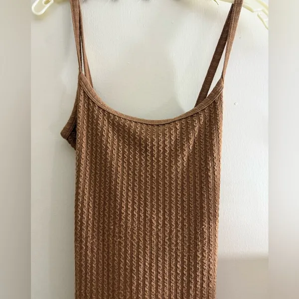 Windsor Brown Backless Sun Dress‎ Size L - Image 4