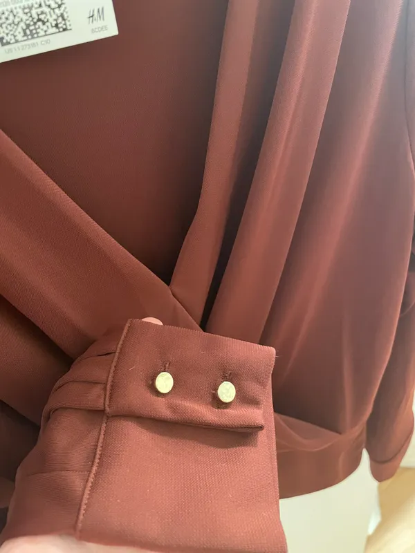 H&M Maroon Professional Top - Image 2