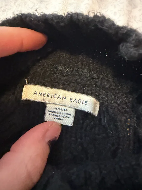 American Eagle black sweater  - Image 7
