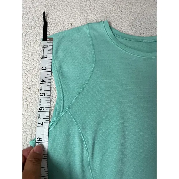 Lululemon Hiking Tank Top Womens 6 Mint Green Cropped Pocket Outdoors - Image 7