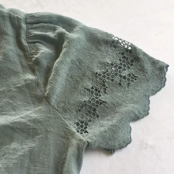 Blu Pepper Seafoam Green Blouse - Image 3
