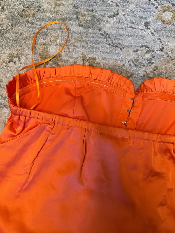 Sky to Moon Orange Corset Top - Image 5