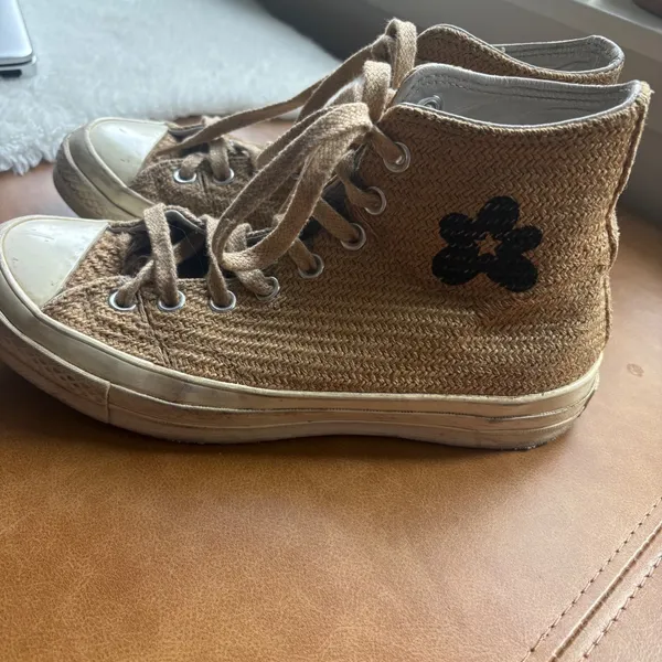Converse x Golf Le Fleur Chuck 70 Hi Burlap‎ Brown Sneakers Mens 6.5/Womens 8.5 - Image 10