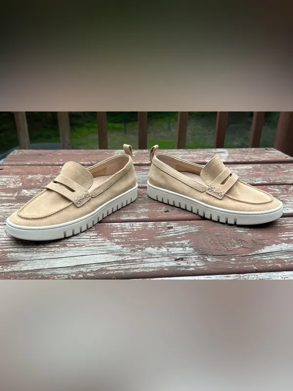 Vionic Uptown Loafers Beige Minimalist Neutral Slip On Shoes Womens|US:7 EU:37 - Image 15