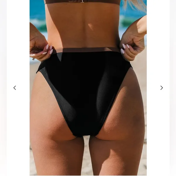 Cupshe Escaping Midrise Bikini Bottoms, NWT - Image 2