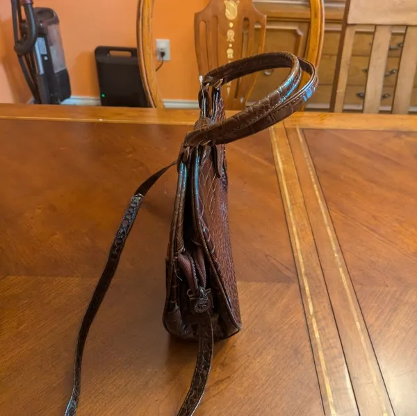 Renaissance Leather hand bag 👜 Brown - Image 12