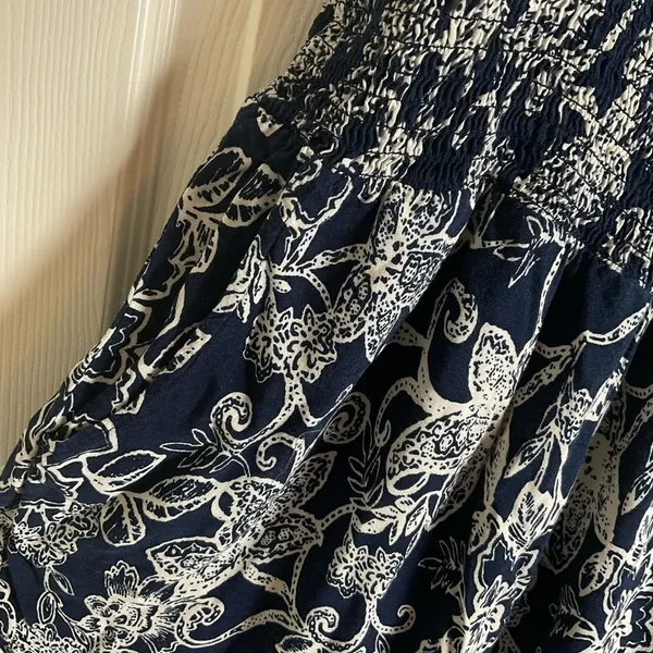 Larsyn & Lily Floral Navy Jumpsuit size X-Large - Image 5