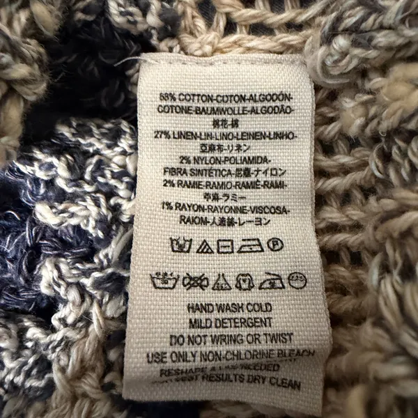 FREE PEOPLE Crochet Knit Moto Sweater Jacket; retails $259; size large - Image 8