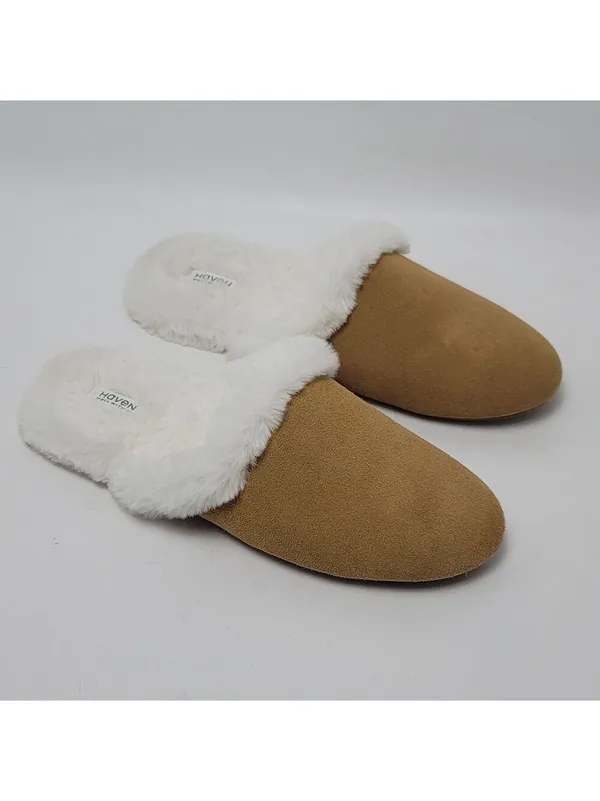 Haven Well Within Suede Faux Fur Lined Slide Slippers Women’s Size 10M - Image 10