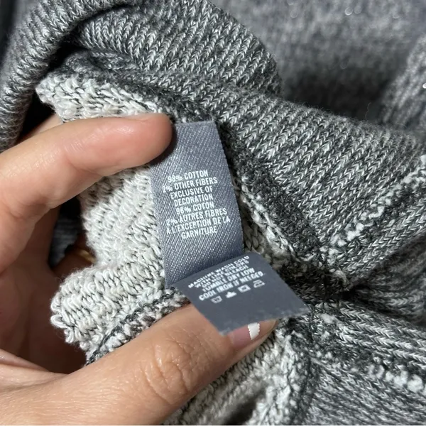 Aerie Women Crewneck Pullover Sweater Gray Size Small‎ - Image 5