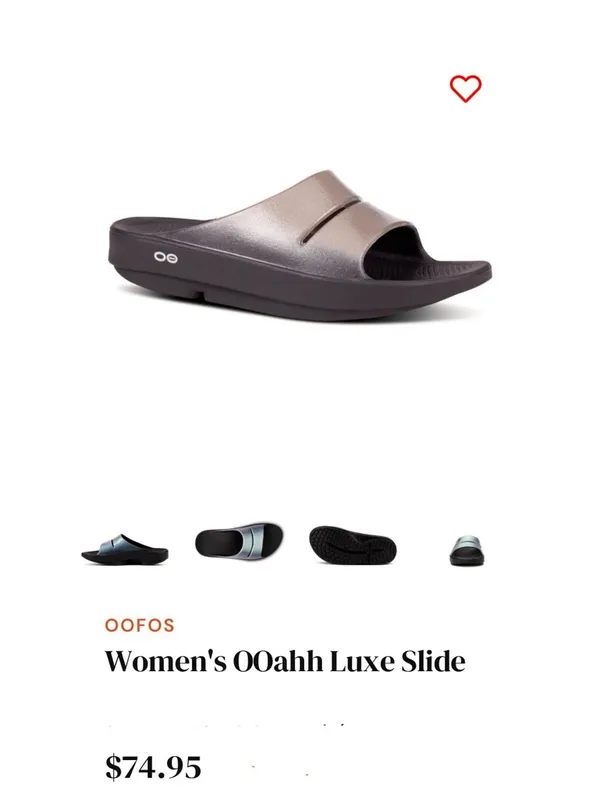 NWOT OOFOS OOaah Luxe Slide Sandals Latte Size 10 - Image 9