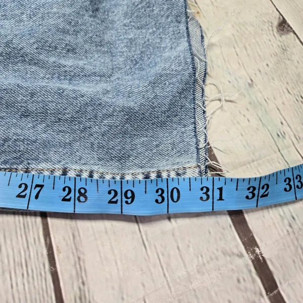 Lucky Brand Womens Blue Denim Drawstring Elastic Waist Utility‎ Jeans L 147987 - Image 12