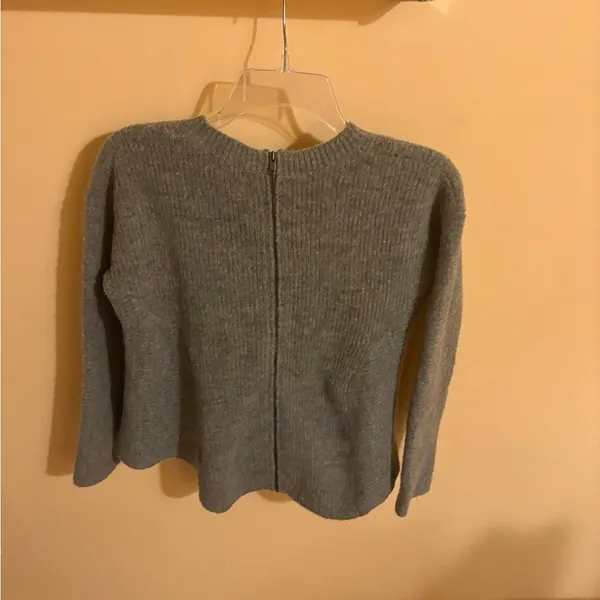 Gray Wool Blend Sweater - Image 4