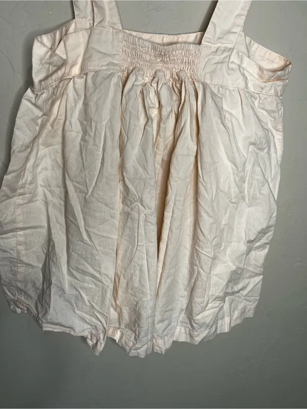Piyama‎ Suzie Peach Cotton Babydoll Pajama Top Soft Sleepwear Lounge Tank - Image 8