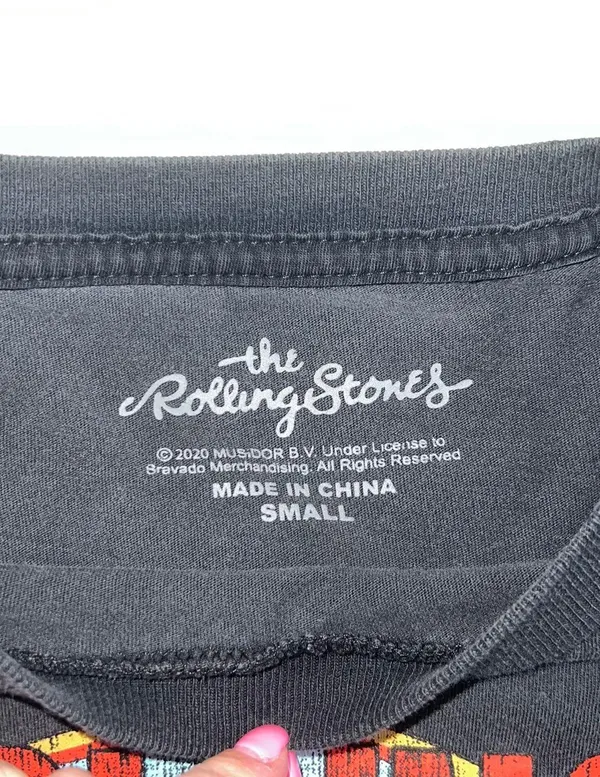 Princess Polly Rolling Stones Crop Top - Image 3