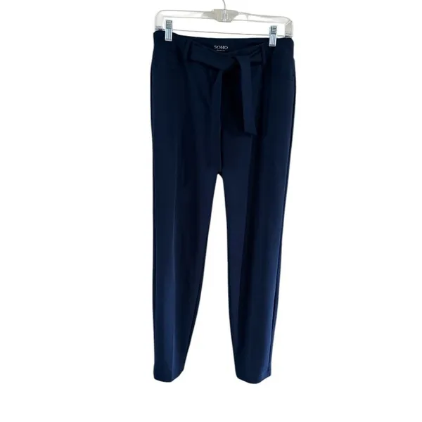 Soho Blue Pants Size Medium with Ties - Image 4