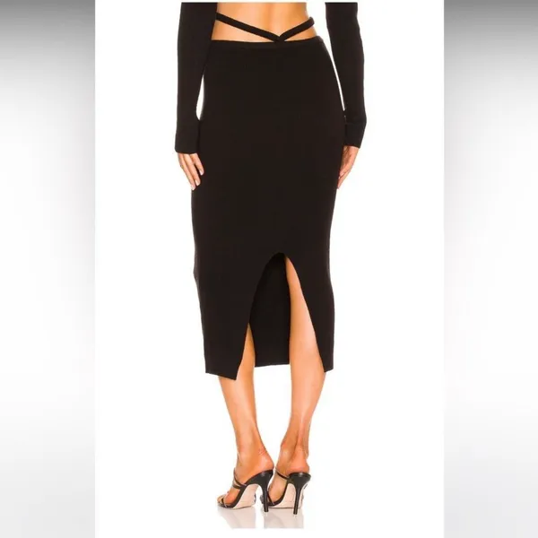 for love and lemons mona ribbed midi skirt - Image 9