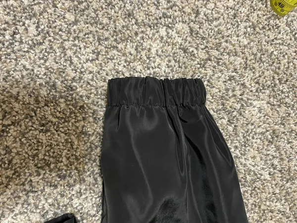 New Look Black Cinched Hooded Windbreaker Jacket - Image 5