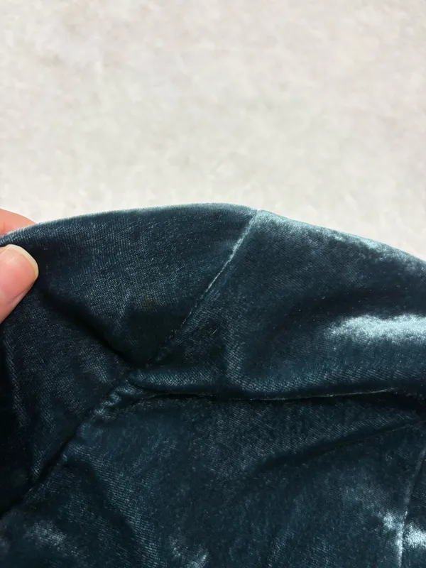 Black Velvet Blazer ✨ Rhinestone Button Dressy Jacket - Image 6