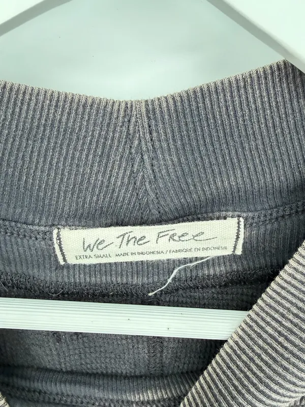 Free People Fun Times Turtle Thermal Pullover Black XS - Image 5